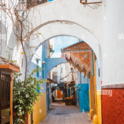 maroc-rabat-bleu-rues-de-ville-ancienne-medina-mwjfmt - Location Appartement Meublé Rabat Maroc - Masterhost